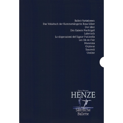 Henze, Hans Werner - Sämtliche Ballette