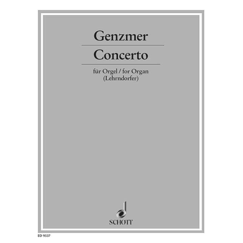 Genzmer, Harald - Concerto