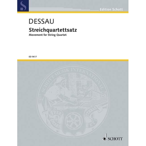 Dessau, Paul - Movement for String Quartet