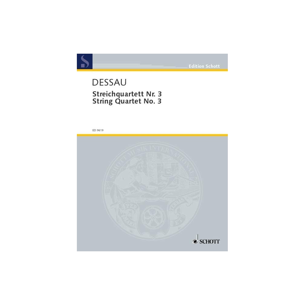 Dessau, Paul - String Quartet No. 3 