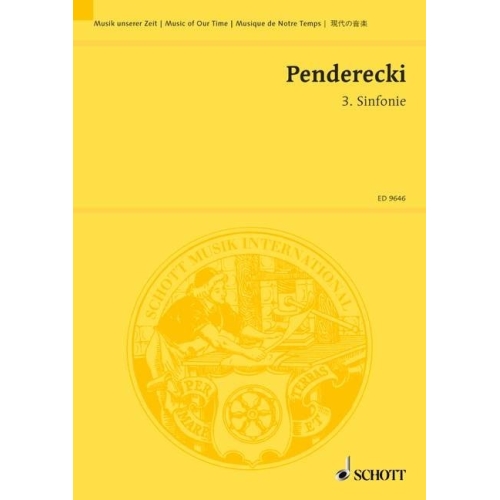 Penderecki, Krzysztof - 3. Sinfonie