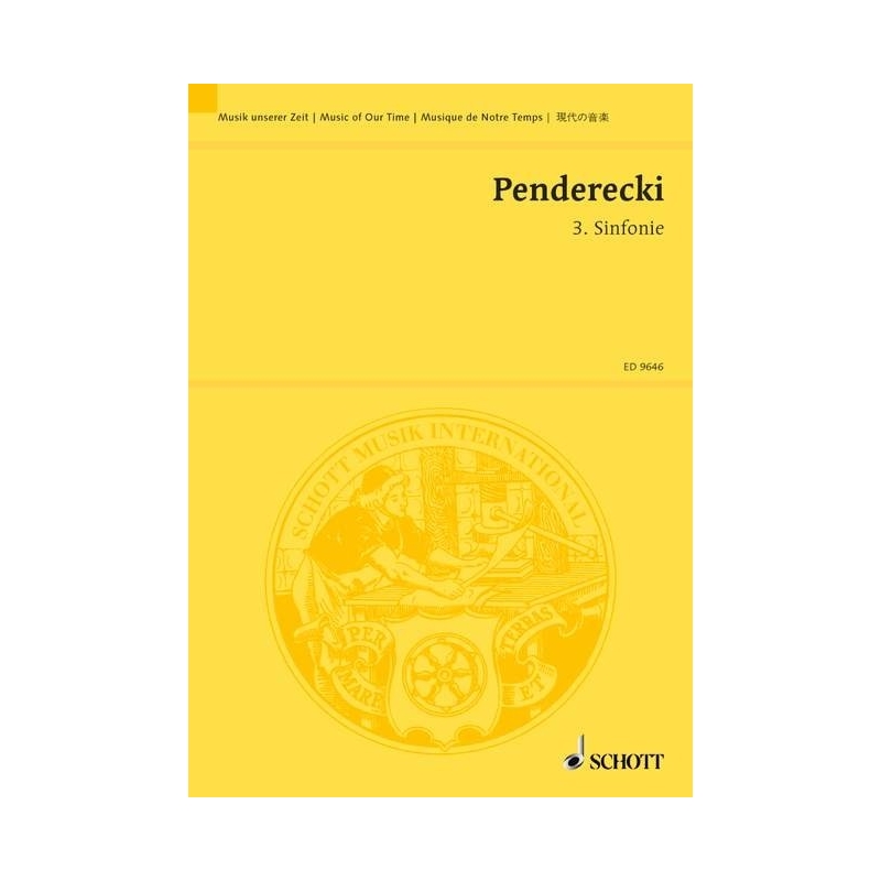 Penderecki, Krzysztof - 3. Sinfonie 