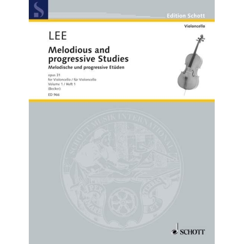 Lee, Sebastian - Melodious and progressive Studies op. 31  Heft 1