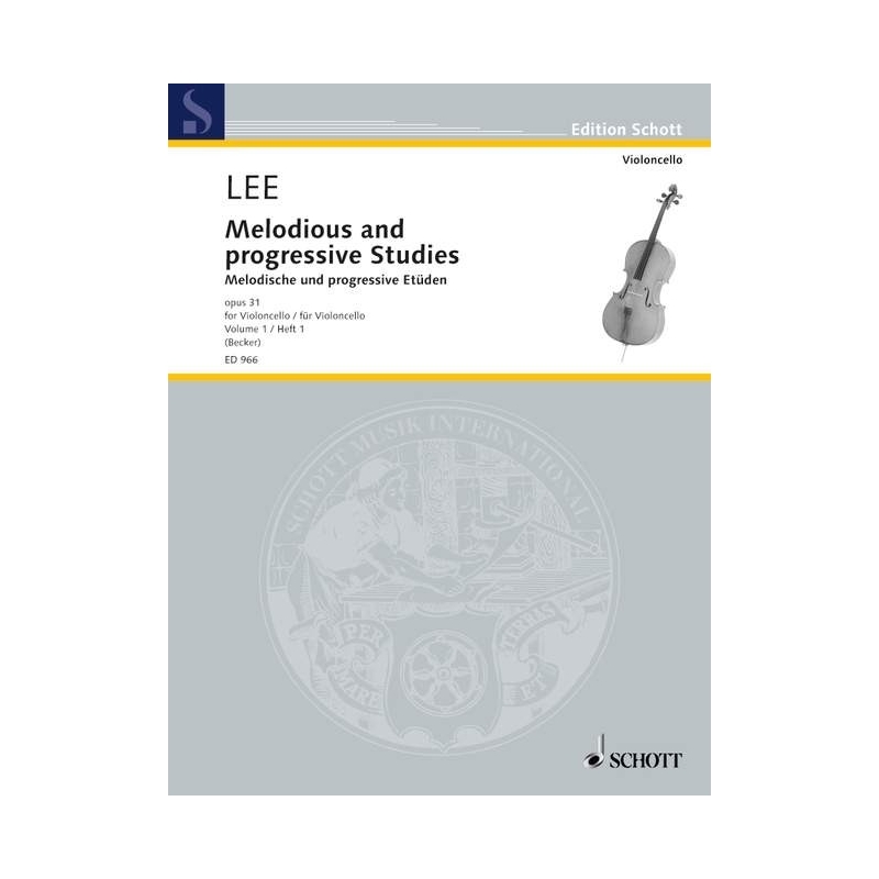 Lee, Sebastian - Melodious and progressive Studies op. 31  Heft 1