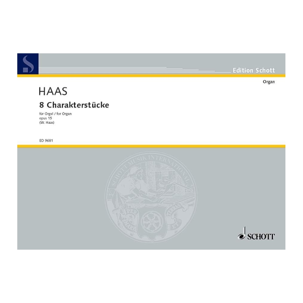 Haas, Joseph - 8 Character Pieces op. 15 