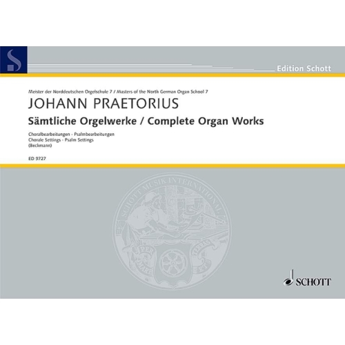 Praetorius, Johann - Complete Organ Works