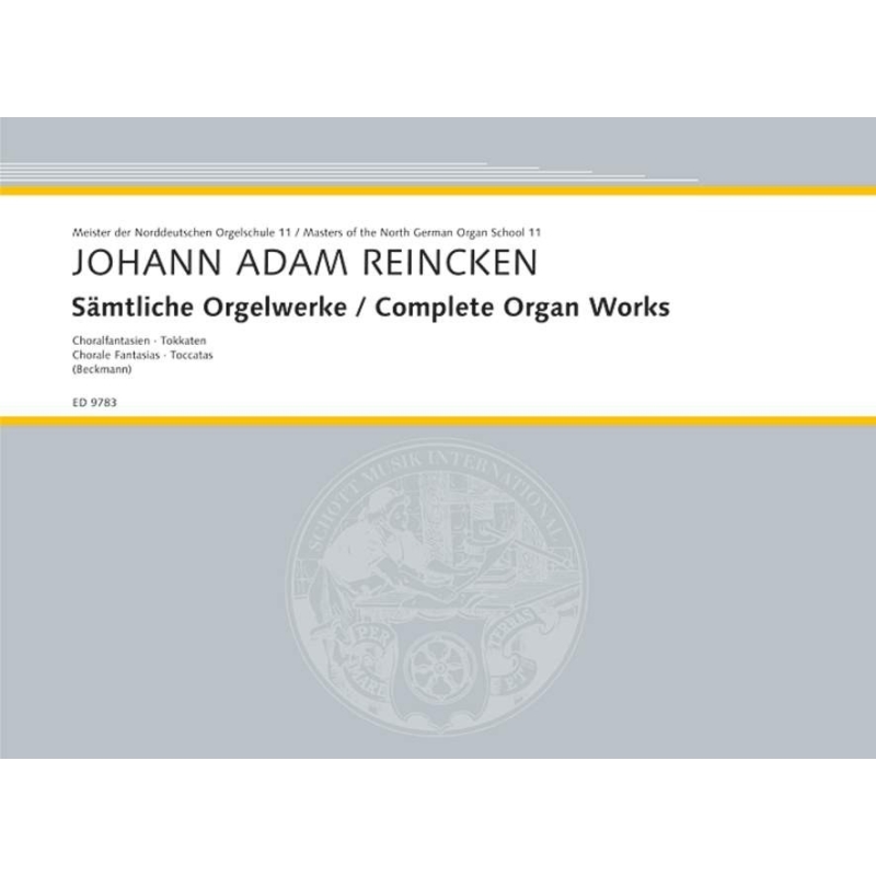 Reincken, Johann Adam - Complete Organ Works Vol. 11
