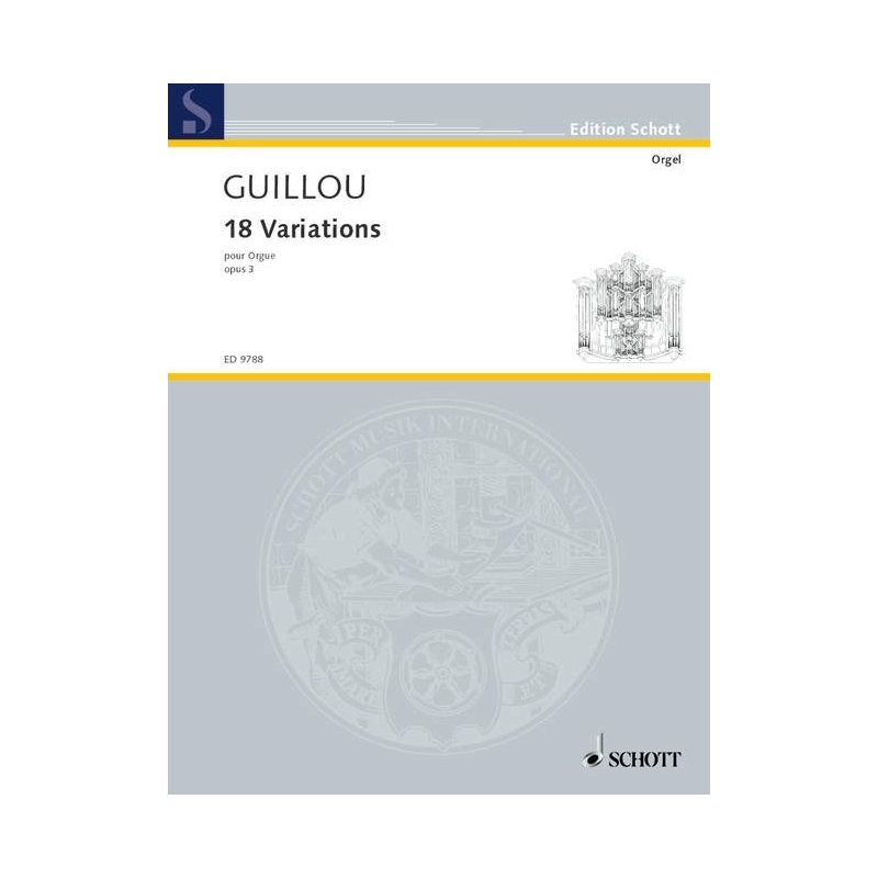 Guillou, Jean - 18 Variations op. 3 
