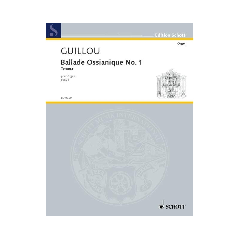 Guillou, Jean - Ballade Ossianique No. op. 8 