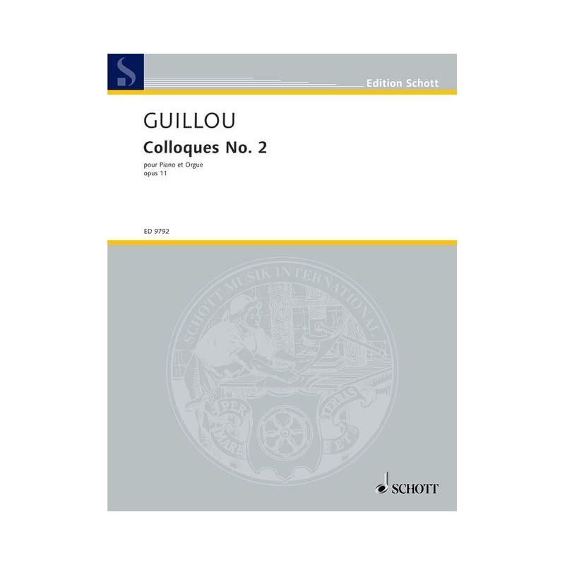 Guillou, Jean - Colloque No. 2, op. 11 op. 11 