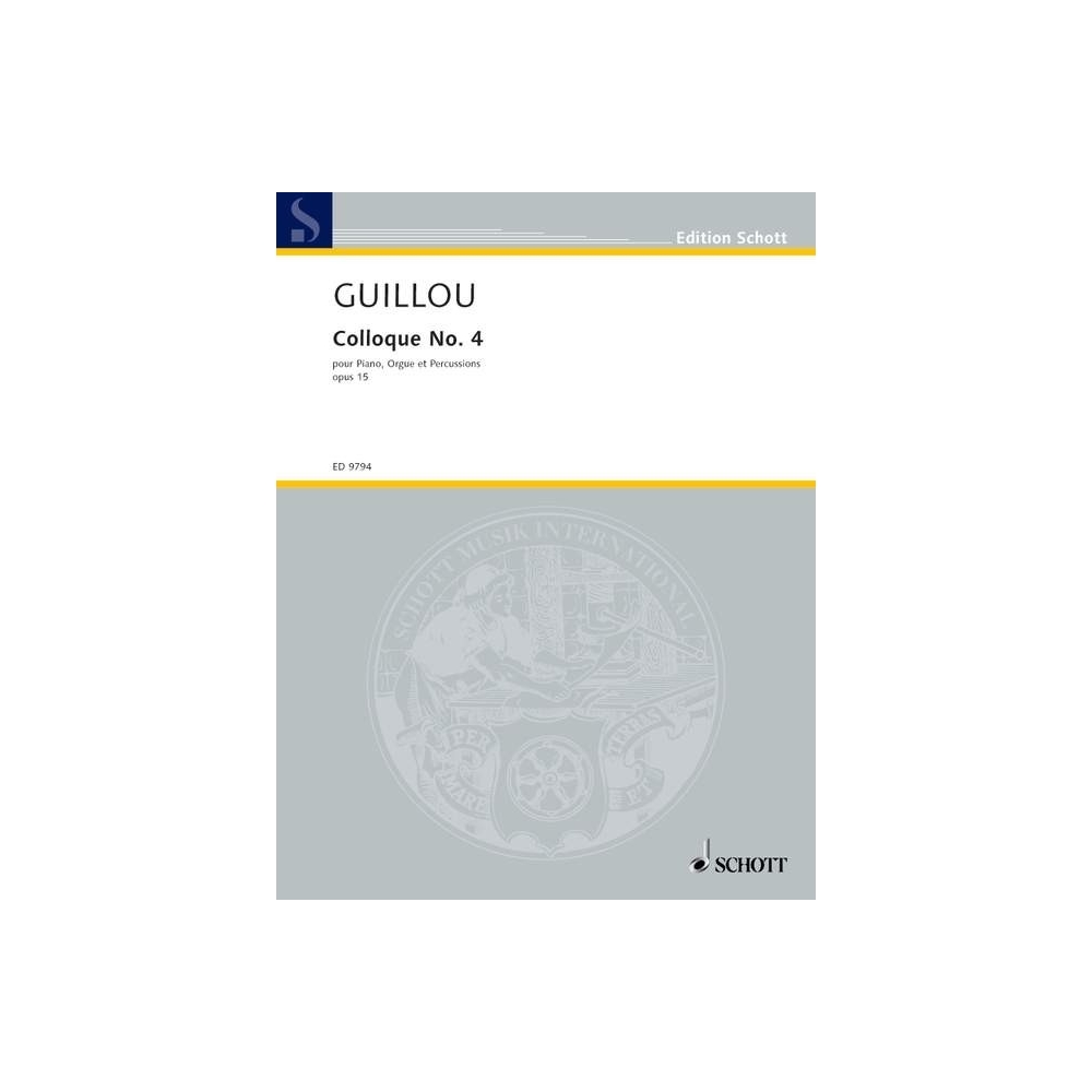 Guillou, Jean - Colloque No. 4 op. 15 