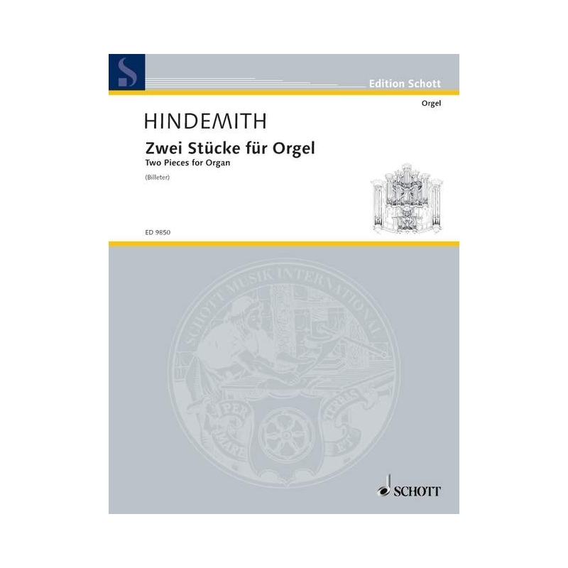 Hindemith, Paul - Two Pieces for Organ