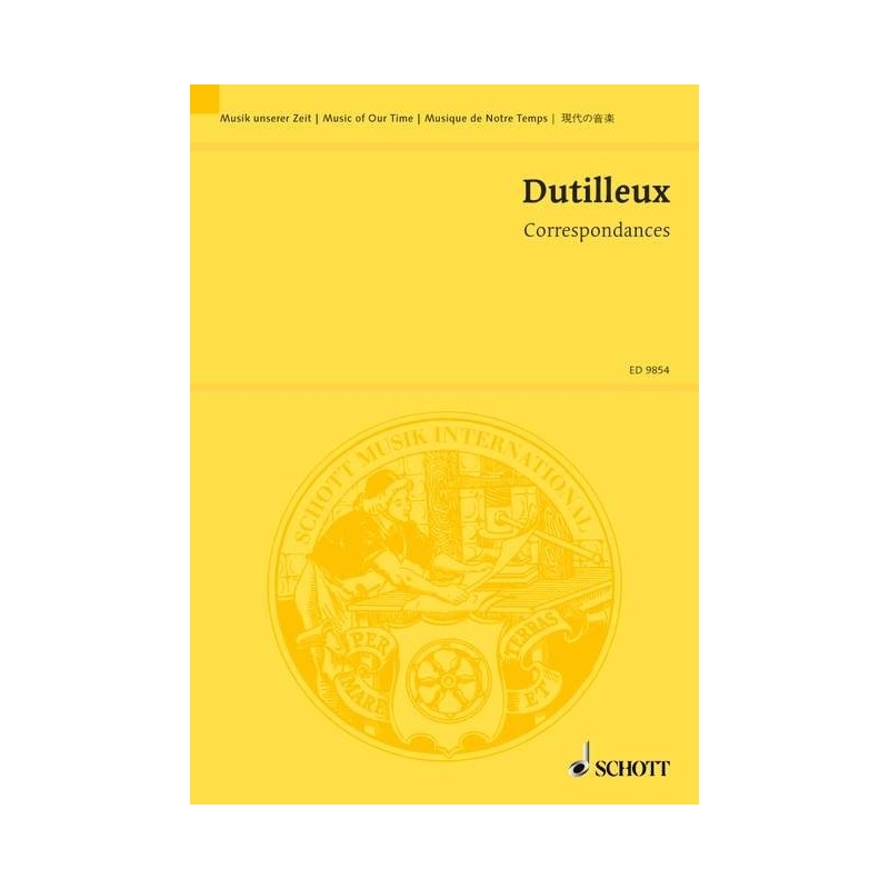 Dutilleux, Henri - Correspondances