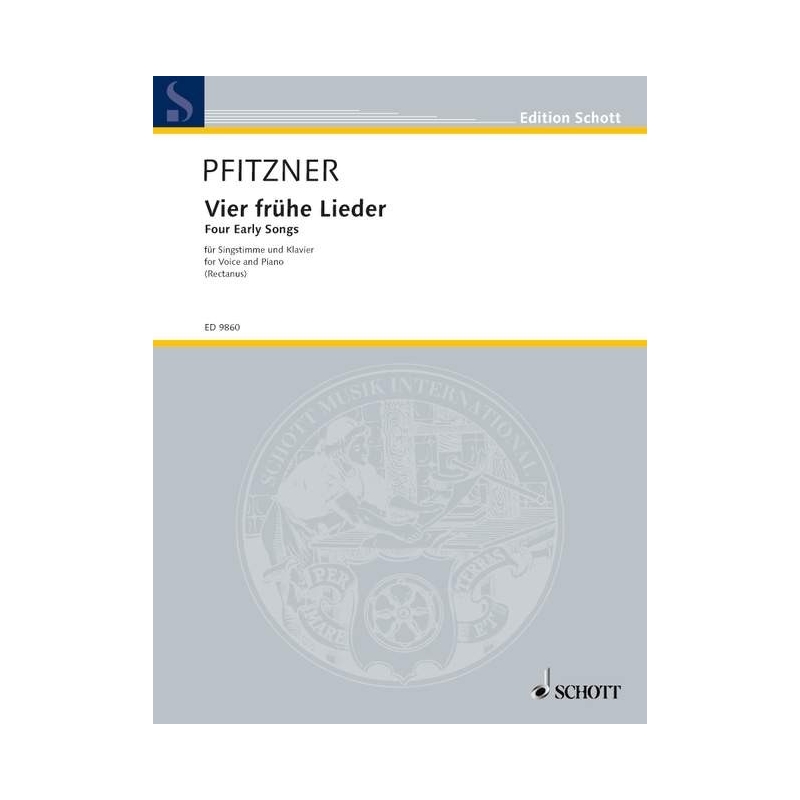 Pfitzner, Hans - Four Early Songs