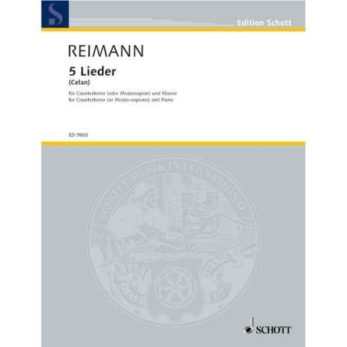 Reimann, Aribert - Five Songs