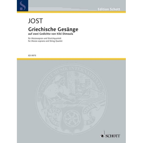 Jost, Christian - Greek Songs 