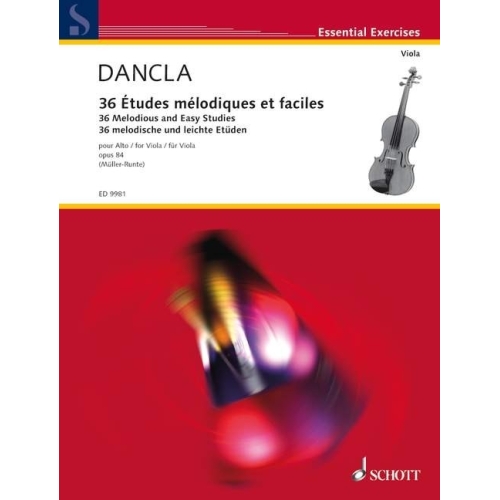Dancla, Charles - 36 Melodious and Easy Studies op. 84