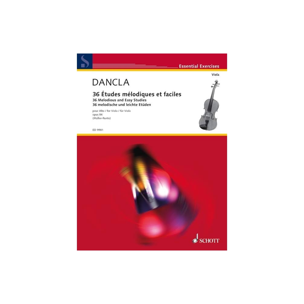 Dancla, Charles - 36 Melodious and Easy Studies op. 84 