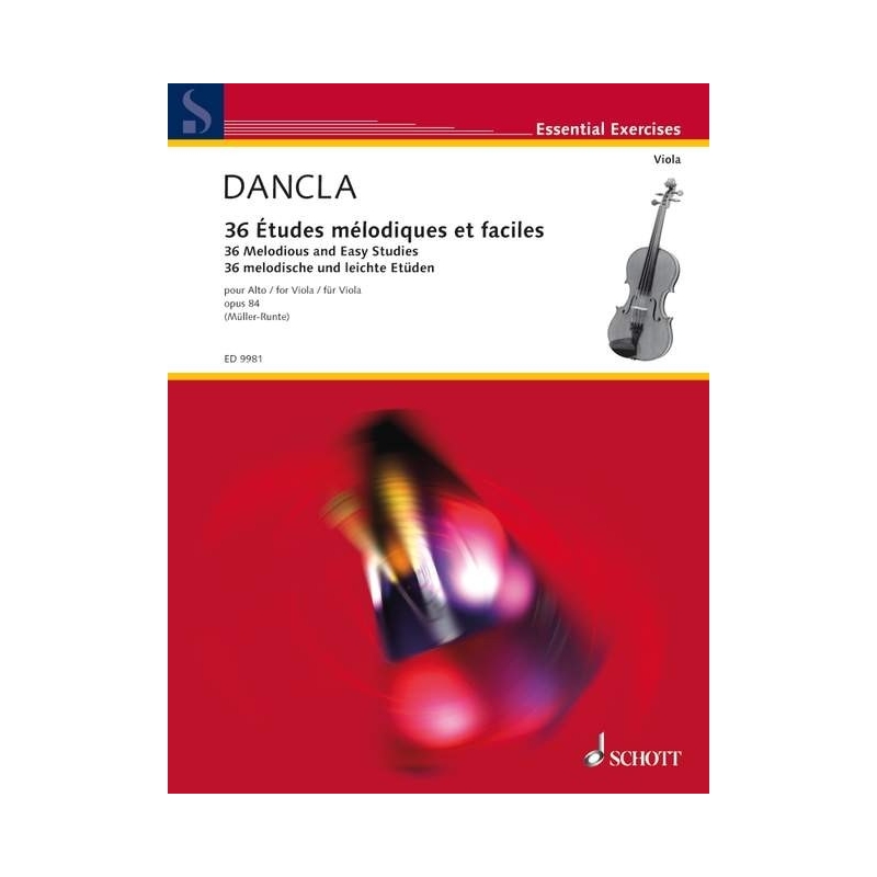 Dancla, Charles - 36 Melodious and Easy Studies op. 84 