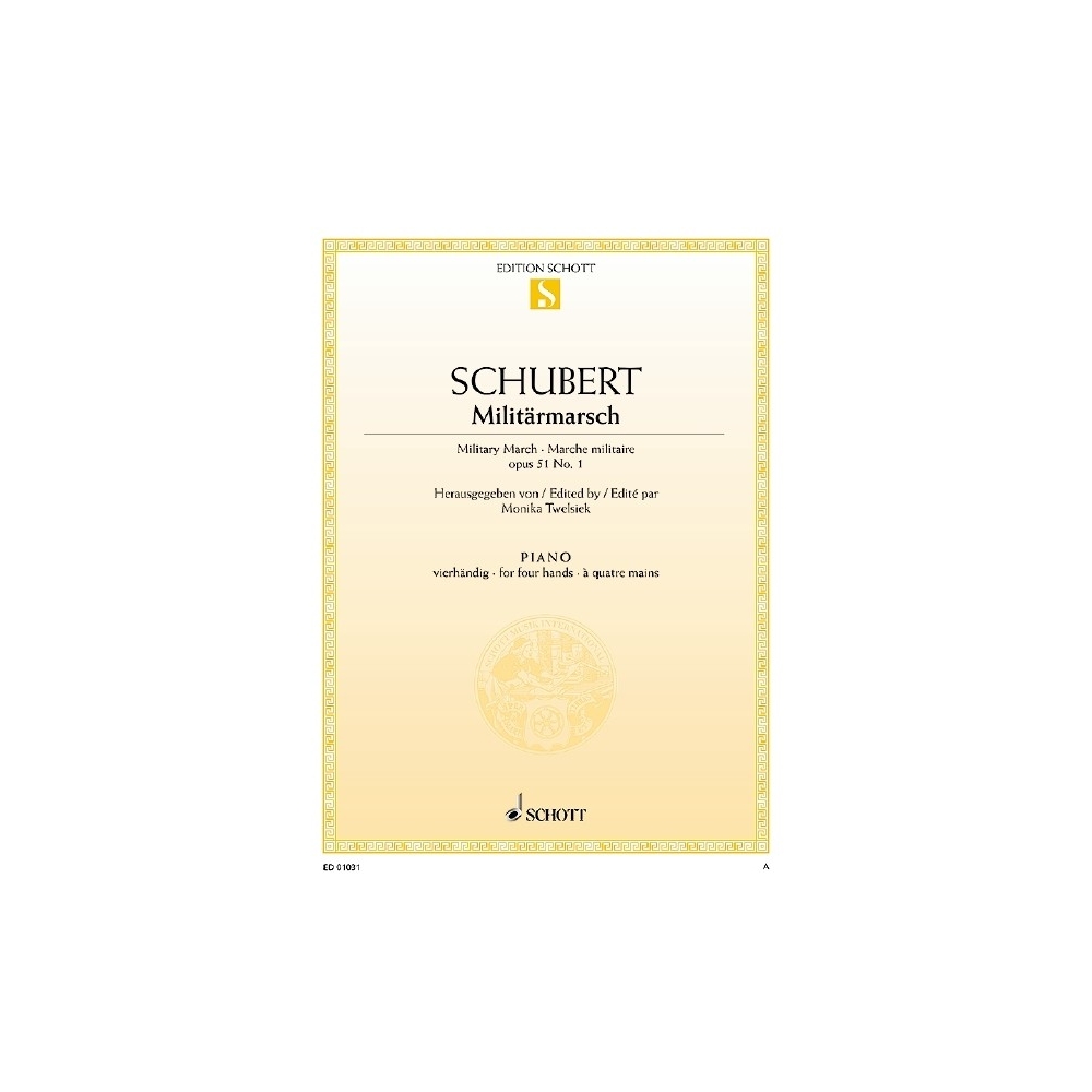 Schubert, Franz - Military March D Major op. 51/1 D 733/1 