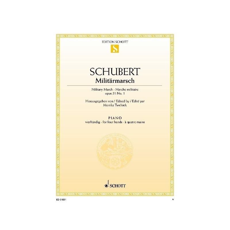 Schubert, Franz - Military march D Major op. 51/1 D 733/1