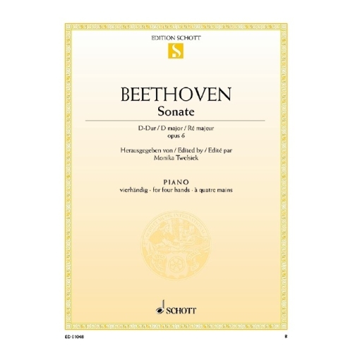 Beethoven, Ludwig van - Sonata facile D Major op. 6