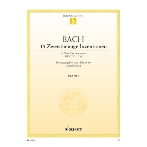Bach, J.S - 15 two-part...