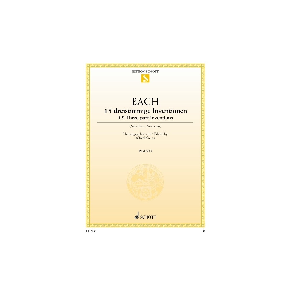 Bach, J.S - 15 Three-Part Inventions BWV 787-801 