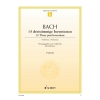 Bach, J.S - 15 Three-Part Inventions BWV 787-801 