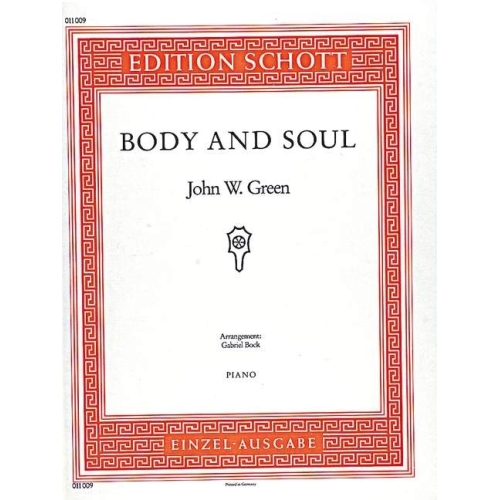 Green, John W. - Body and...
