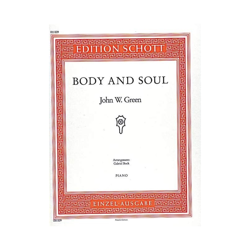 Green, John W. - Body and Soul 
