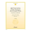 Beethoven, Ludwig van - 6 Easy Variations G major WoO 77 