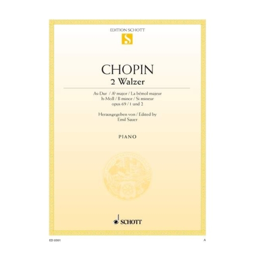 Chopin, Frédéric - Two Walzes A flat Major and C Minor op. 69 No. 1/2