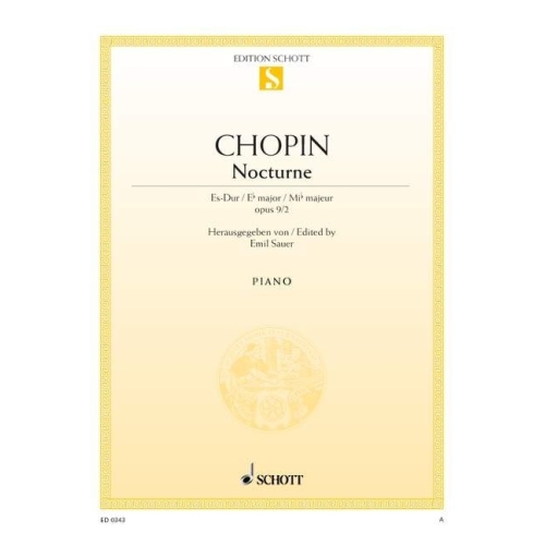 Chopin, Frédéric - Nocturne E flat Major, op. 9/2 op. 9/2