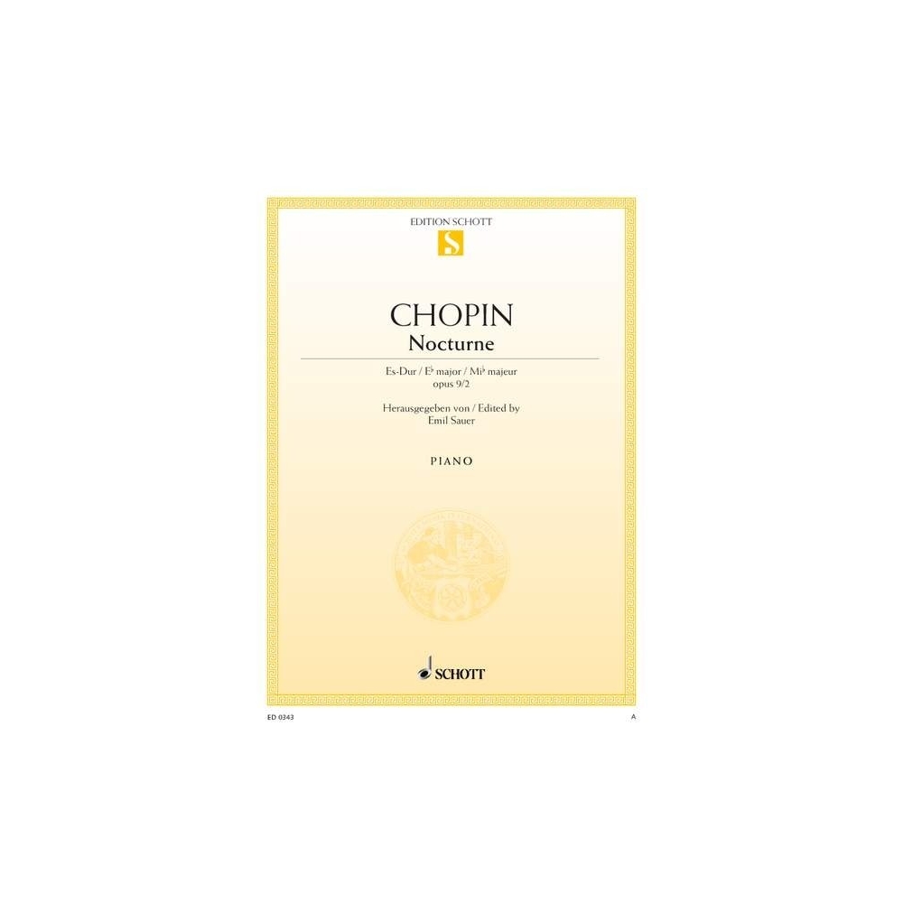 Chopin, Frédéric - Nocturne E-flat major op. 9/2 