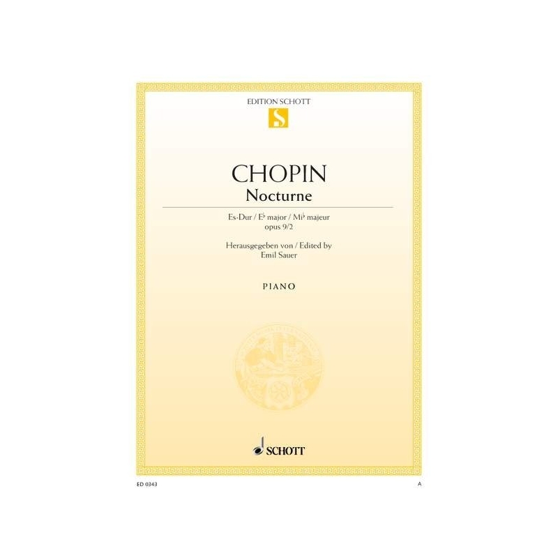 Chopin, Frédéric - Nocturne E flat Major, op. 9/2 op. 9/2