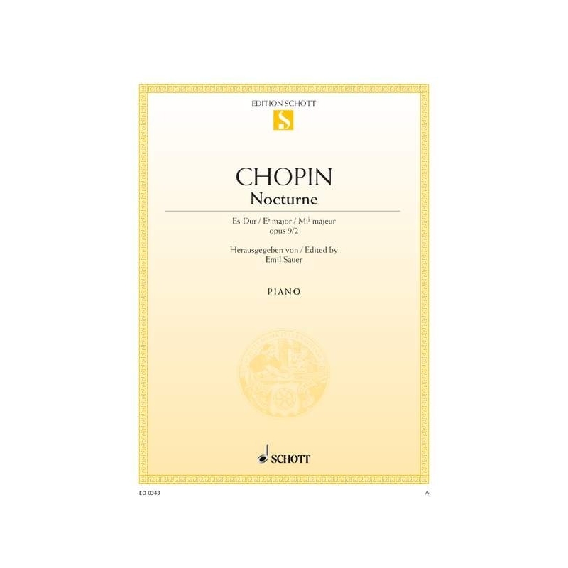 Chopin, Frédéric - Nocturne E-flat major op. 9/2 