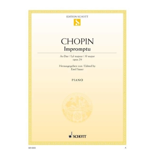 Chopin, Frédéric - Impromptu A flat Major op. 29