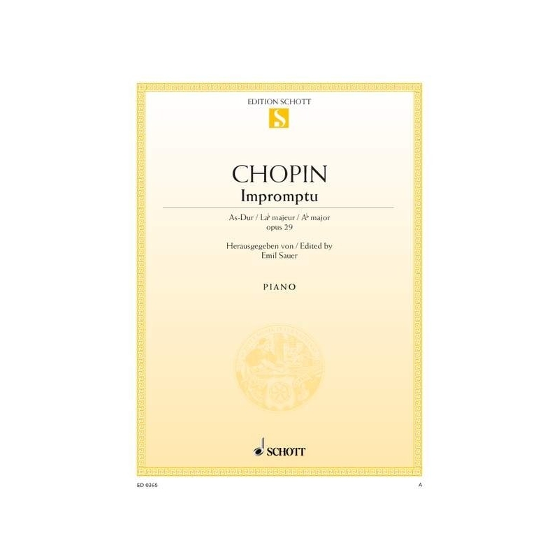 Chopin, Frédéric - Impromptu A flat Major op. 29