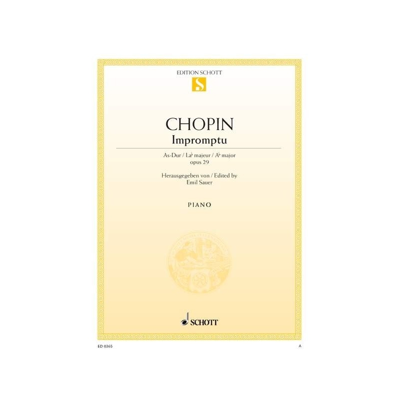 Chopin, Frédéric - Impromptu A-flat major op. 29 