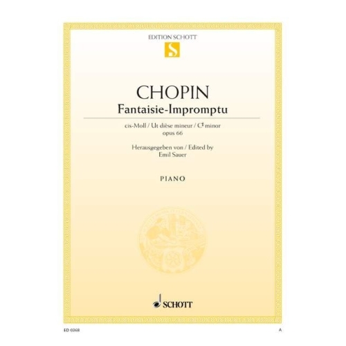 Chopin, Frédéric - Fantaisie-Impromptu C sharp Minor op. 66 (posth.)
