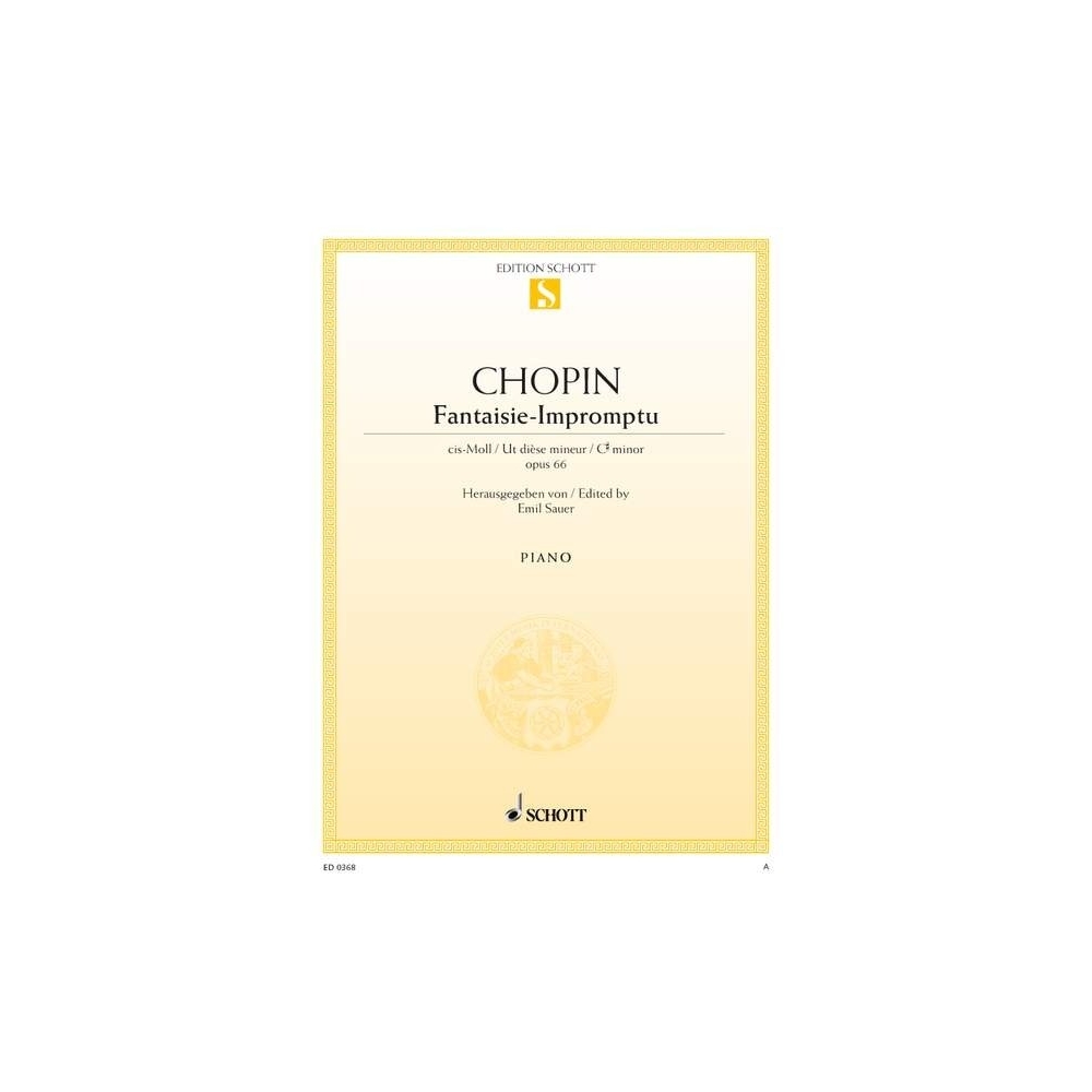 Chopin, Frédéric - Fantaisie-Impromptu C-sharp minor op. 66 (posth.) 