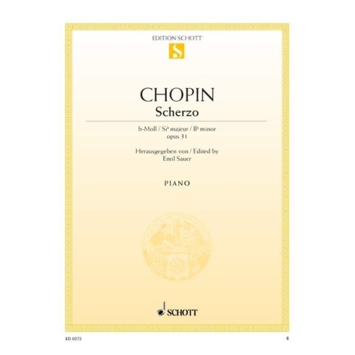 Chopin, Frédéric - Scherzo B flat Minor, op. 31 op. 31