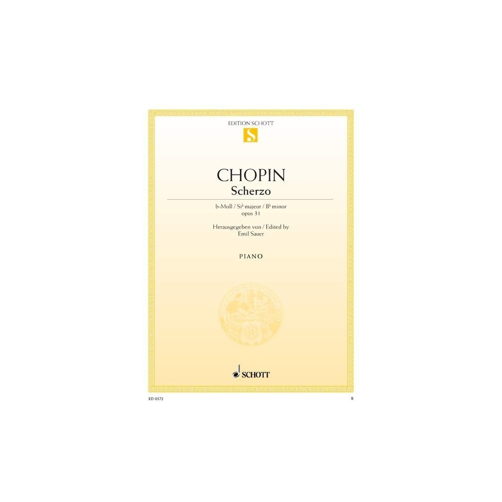 Chopin, Frédéric - Scherzo B flat Minor, op. 31 op. 31