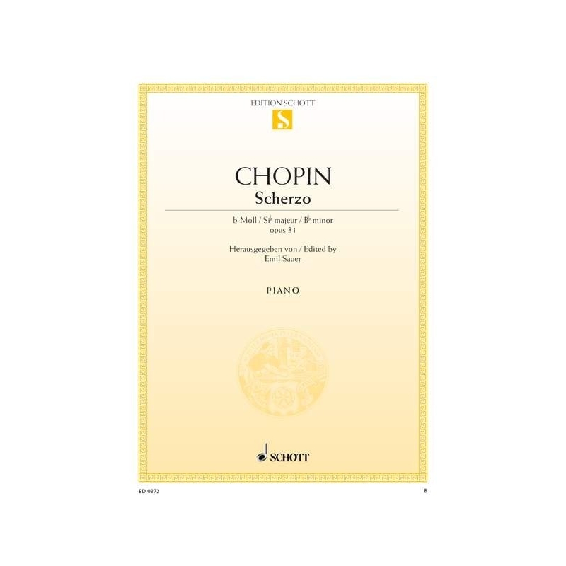 Chopin, Frédéric - Scherzo B-flat minor op. 31 
