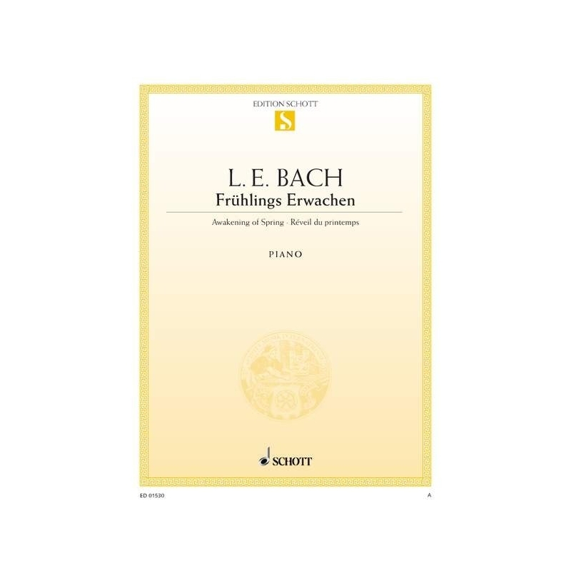 Bach, Leonhard Emil - Awakening of spring E major 