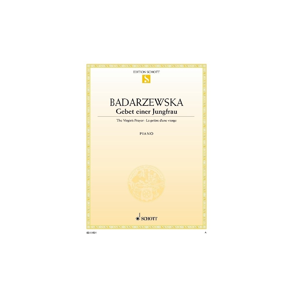Badarzewska, Tekla - The Virgin's Prayer E-flat major 