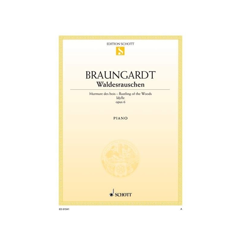 Braungardt, Fridolin - Waldesrauschen op. 6 
