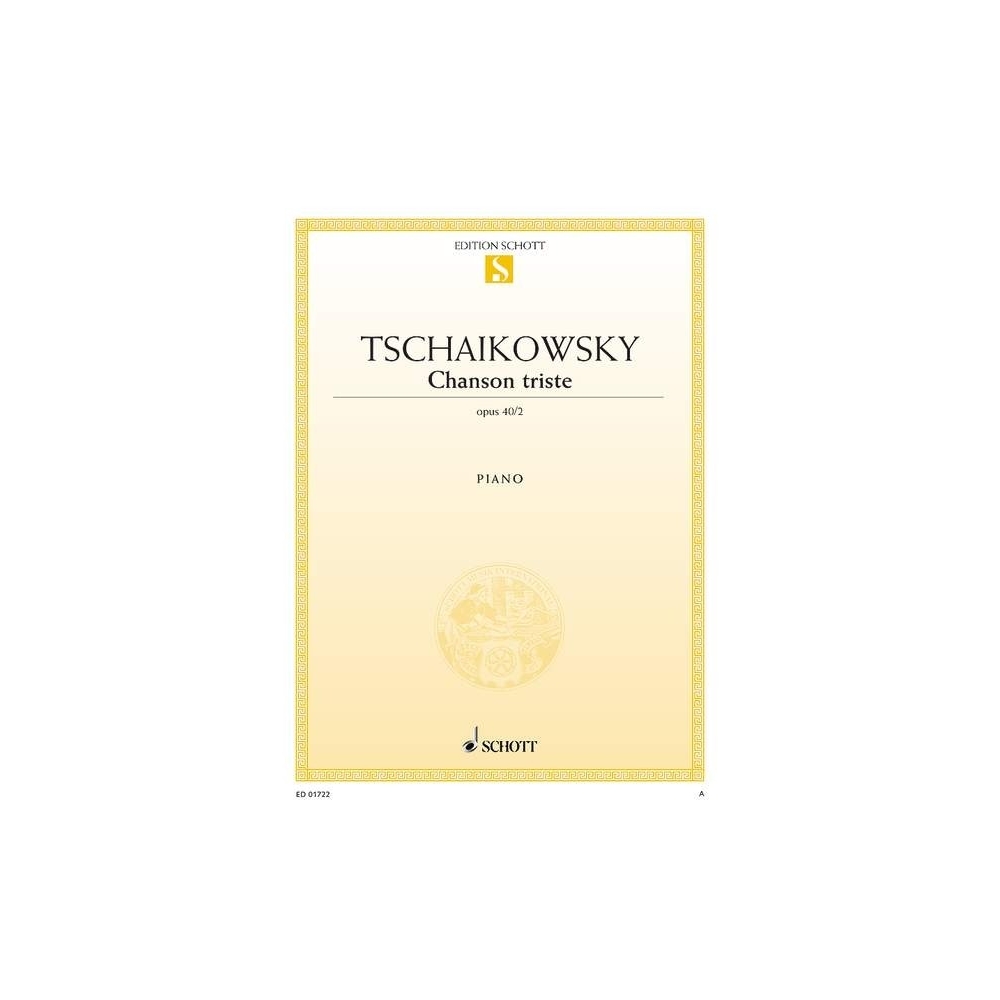 Tchaikovsky, Peter Iljitsch - Chanson triste op. 40/2