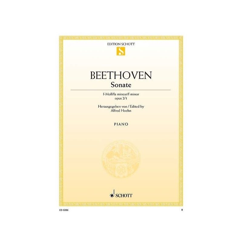 Beethoven, Ludwig van - Sonata F Minor op. 2/1